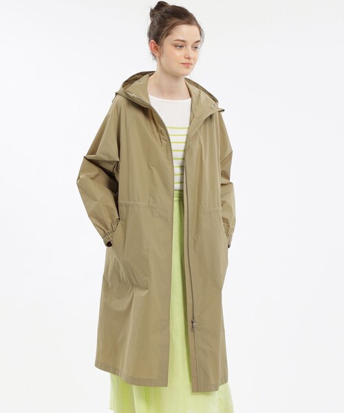 MACKINTOSH PHILOSOPHY（ﾏｯｷﾝﾄｯｼｭ ﾌｨﾛｿﾌｨｰ）の「ポケッタブルレインモッズコート（モッズコート・レディース・ベージュ/ホワイト系その他・38）」の2枚目の写真