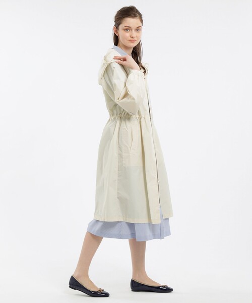 MACKINTOSH PHILOSOPHY（ﾏｯｷﾝﾄｯｼｭ ﾌｨﾛｿﾌｨｰ）の「ポケッタブルレインモッズコート（モッズコート・レディース・ベージュ/ホワイト系その他・38）」の3枚目の写真