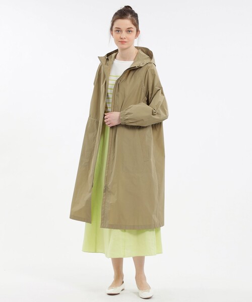 MACKINTOSH PHILOSOPHY（ﾏｯｷﾝﾄｯｼｭ ﾌｨﾛｿﾌｨｰ）の「ポケッタブルレインモッズコート（モッズコート・レディース・ベージュ/ホワイト系その他・38）」の4枚目の写真