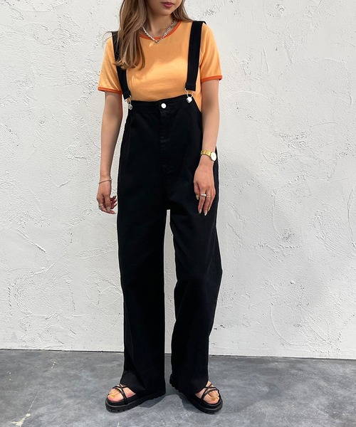 apres jour mignon（アプレジュールミニョン）の「カラーリンガーT【ZOZOTOWN限定アイテム】（Tシャツ/カットソー・レディース・グリーン/ピンク/オレンジ・X-LARGE/フリー）」の18枚目の写真
