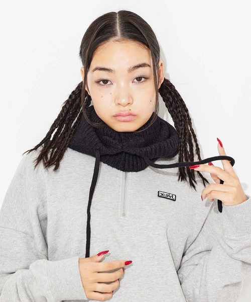 X-girl（エックスガール）の「BALACLAVA（ニットキャップ/ビーニー