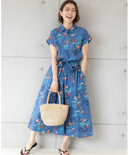 PREFERIR（プレフェリール）の「エスニック プリント アロハシャツ