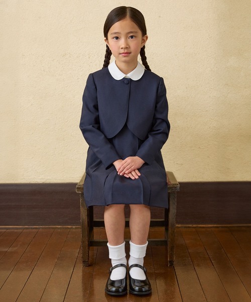 面接】ジャンパースカート（ボックスプリーツ）（スーツスカート