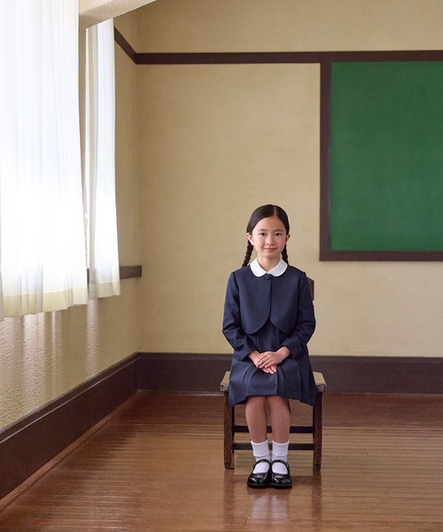 面接】ジャンパースカート（ボックスプリーツ）（スーツスカート