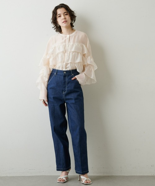 Whim Gazette（ウィムガゼット）の「フリルティアードブラウス