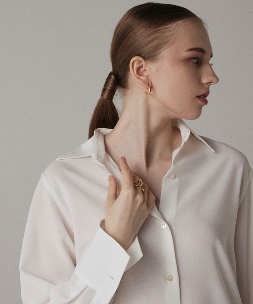 CENE(セネ)の「【CENE】セネ/ ビッククロスリング(リング・レディース・シルバー/ゴールド・#13/#9/#11)」の8枚目の写真