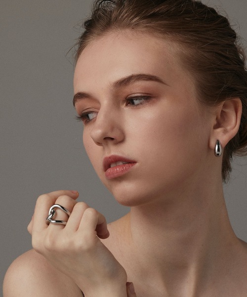 CENE(セネ)の「【CENE】セネ/ ビッククロスリング(リング・レディース・シルバー/ゴールド・#13/#9/#11)」の14枚目の写真