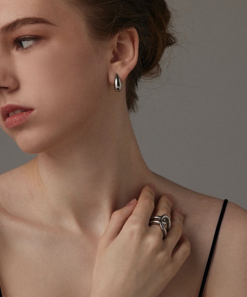 CENE(セネ)の「【CENE】セネ/ ビッククロスリング(リング・レディース・シルバー/ゴールド・#13/#9/#11)」の15枚目の写真