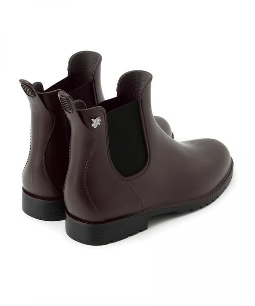 UMO（ウモ）の「UMO レイン サイドゴアショートブーツ（レインシューズ・レディース・オリーブ/ピンク/ブラック/ダークブラウン・37/39/36/38）」の9枚目の写真