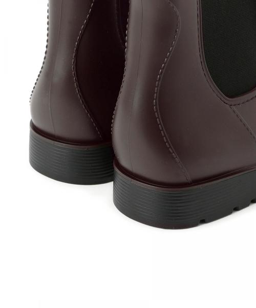 UMO（ウモ）の「UMO レイン サイドゴアショートブーツ（レインシューズ・レディース・オリーブ/ピンク/ブラック/ダークブラウン・37/39/36/38）」の11枚目の写真