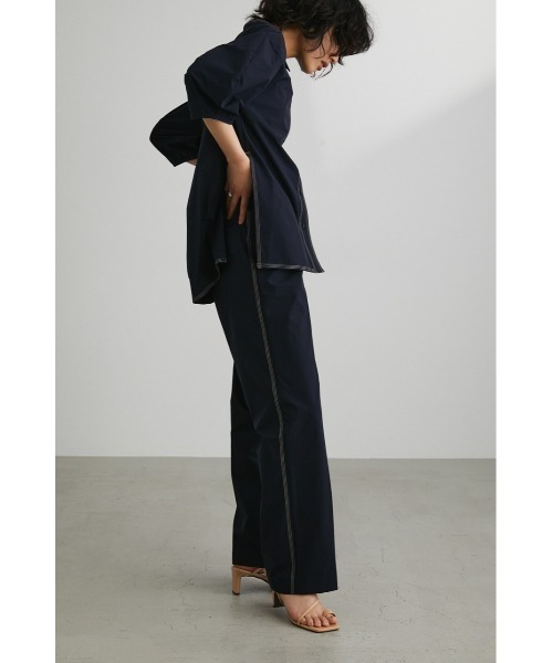 スタイルミキサー　ステッチラインラップパンツ　ネイビーSサイズ STYLEMIXER | ステッチラインラップパンツ (パンツ ) |SHEL'TTER