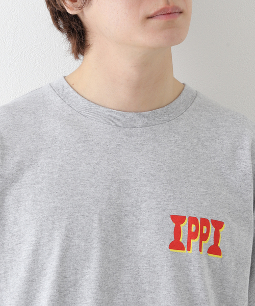 WISM(ウィズム)の「【PUBLIC POSSESSION / パブリックポゼッション】I LOVE PP T-SHIR(Tシャツ/カットソー・メンズ・チャコールグレー・LARGE/MEDIUM/X-LARGE)」の6枚目の写真
