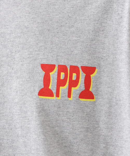 WISM(ウィズム)の「【PUBLIC POSSESSION / パブリックポゼッション】I LOVE PP T-SHIR(Tシャツ/カットソー・メンズ・チャコールグレー・LARGE/MEDIUM/X-LARGE)」の10枚目の写真