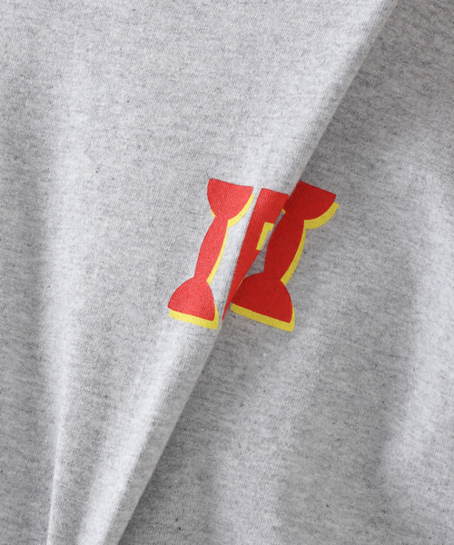WISM(ウィズム)の「【PUBLIC POSSESSION / パブリックポゼッション】I LOVE PP T-SHIR(Tシャツ/カットソー・メンズ・チャコールグレー・LARGE/MEDIUM/X-LARGE)」の15枚目の写真