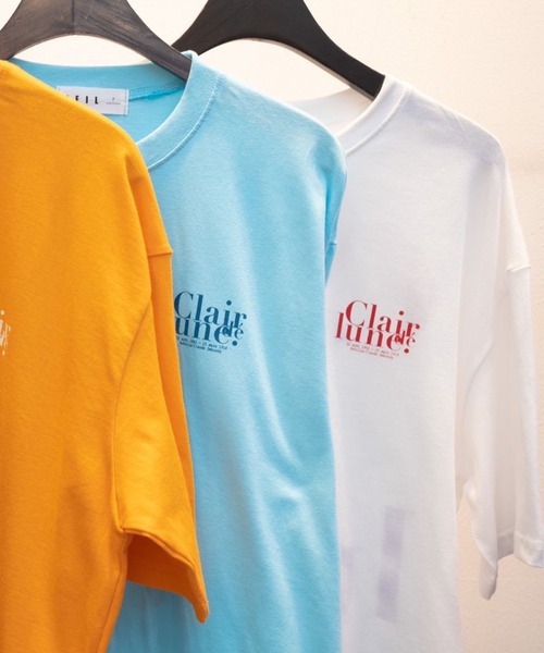 NO NEED(ノーニード)の「カラーロゴバックプリント ビッグシルエット Tシャツ(Tシャツ/カットソー・メンズ・ブルー/ブラック/ホワイト/オレンジ・フリ-)」の7枚目の写真