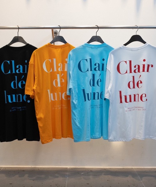 NO NEED(ノーニード)の「カラーロゴバックプリント ビッグシルエット Tシャツ(Tシャツ/カットソー・メンズ・ブルー/ブラック/ホワイト/オレンジ・フリ-)」の9枚目の写真