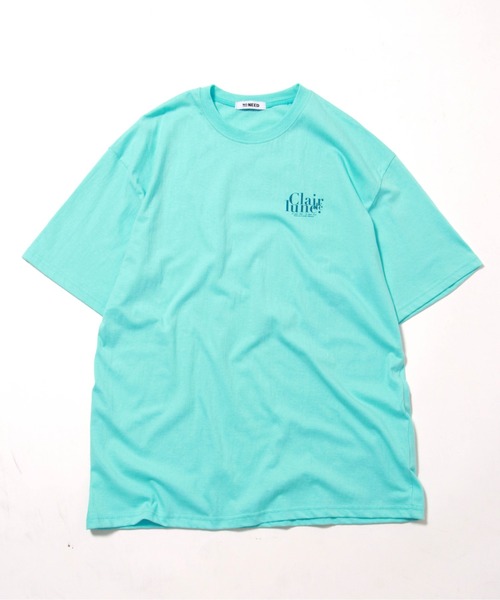 NO NEED(ノーニード)の「カラーロゴバックプリント ビッグシルエット Tシャツ(Tシャツ/カットソー・メンズ・ブルー/ブラック/ホワイト/オレンジ・フリ-)」の20枚目の写真
