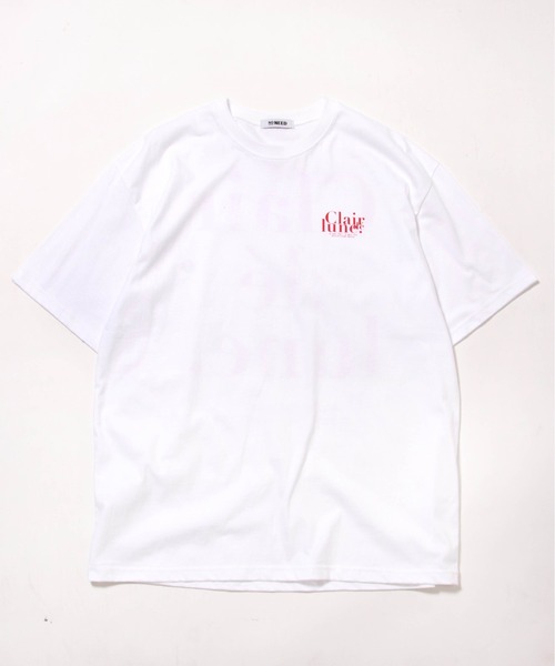 NO NEED(ノーニード)の「カラーロゴバックプリント ビッグシルエット Tシャツ(Tシャツ/カットソー・メンズ・ブルー/ブラック/ホワイト/オレンジ・フリ-)」の11枚目の写真