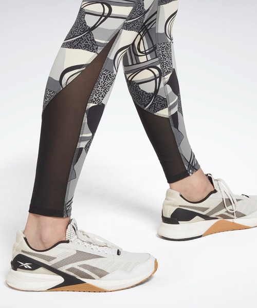 Reebok(リーボック)の「ラックス パフォーム レギンス / Lux Perform Leggings(レギンス/スパッツ・レディース・ブラック/ブルー/ブルー系その他・MEDIUM/LARGE/SMALL/X-SMALL/X-LARGE)」の4枚目の写真