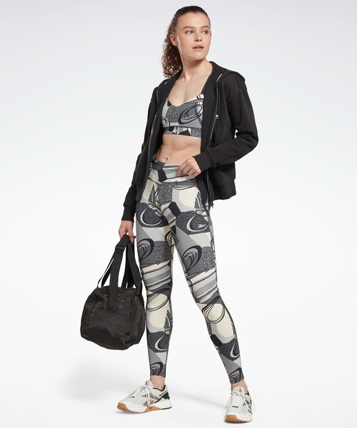 Reebok(リーボック)の「ラックス パフォーム レギンス / Lux Perform Leggings(レギンス/スパッツ・レディース・ブラック/ブルー/ブルー系その他・MEDIUM/LARGE/SMALL/X-SMALL/X-LARGE)」の6枚目の写真