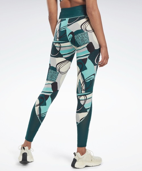 Reebok(リーボック)の「ラックス パフォーム レギンス / Lux Perform Leggings(レギンス/スパッツ・レディース・ブラック/ブルー/ブルー系その他・MEDIUM/LARGE/SMALL/X-SMALL/X-LARGE)」の7枚目の写真
