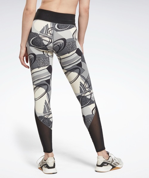 Reebok(リーボック)の「ラックス パフォーム レギンス / Lux Perform Leggings(レギンス/スパッツ・レディース・ブラック/ブルー/ブルー系その他・MEDIUM/LARGE/SMALL/X-SMALL/X-LARGE)」の8枚目の写真