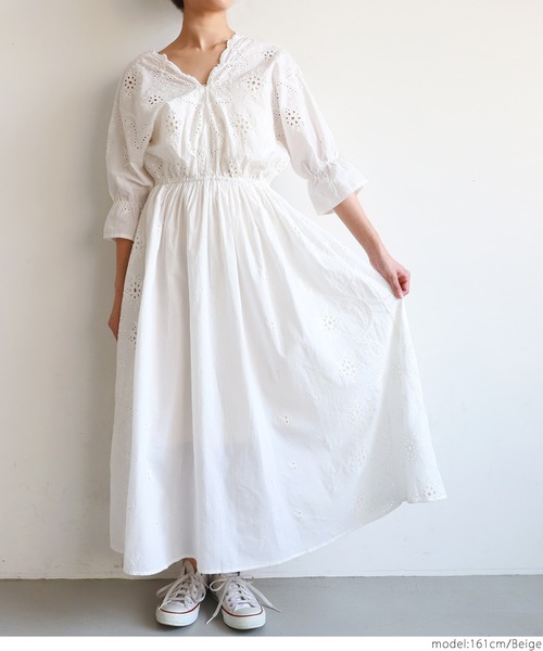 coca（coca）（コカ）の「スカートとワンピースの2WAYぺチコート（インナーウェア/肌着・レディース・ベージュ・SHORT/LONG）」の2枚目の写真