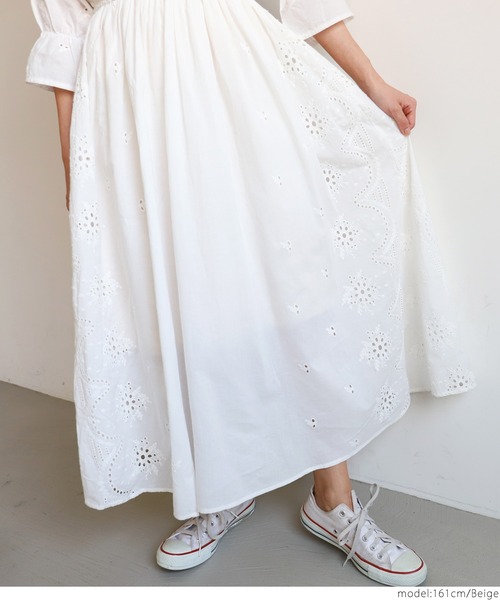 coca（coca）（コカ）の「スカートとワンピースの2WAYぺチコート（インナーウェア/肌着・レディース・ベージュ・SHORT/LONG）」の5枚目の写真