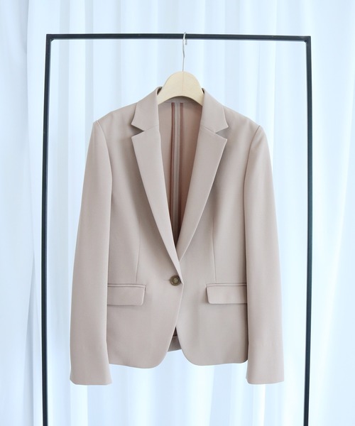 WHITE JOOLA(ホワイトジョーラ)の「【洗濯機で洗える】ウォッシャブル&マルチストレッチ・テーラードジャケット(前裏付き)(テーラードジャケット・レディース・ブラック/ベージュ/ネイビー/グレイッシュベージュ/モカ・LL/SS/S/M/L/11号/7号/9号/13号)」の22枚目の写真