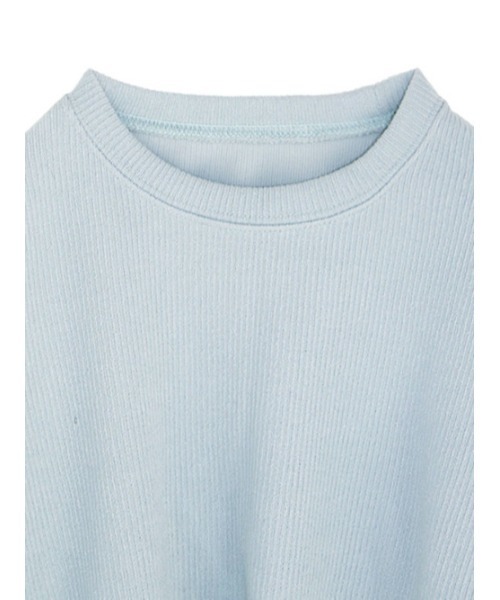 AMAIL（アマイル）の「Blank mini トップス（スウェット・レディース・アイボリー/ブラック/ブルー・FREE）」の12枚目の写真