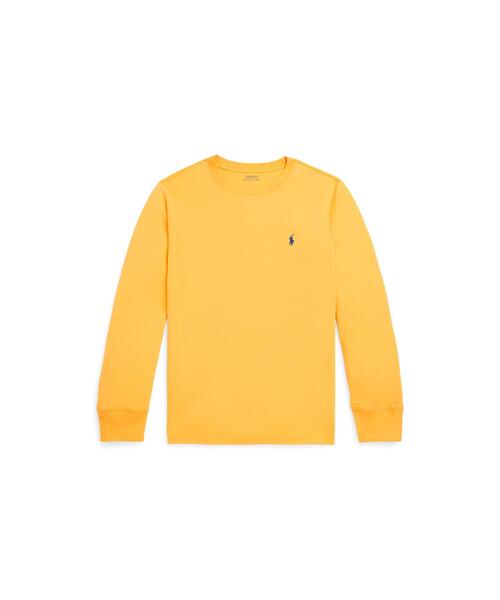 コットン ジャージー ロングスリーブ Tシャツ
