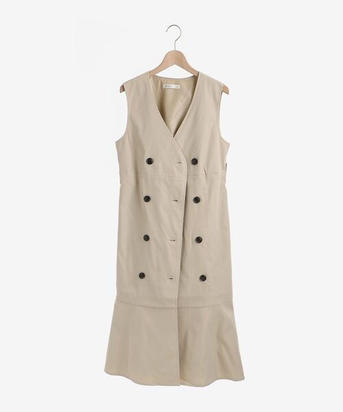 MAJESTIC LEGON(マジェスティックレゴン)の「クラシックトレンチワンピース(ワンピース・レディース・ブラック/ベージュ/ブラウン・SMALL/MEDIUM)」の8枚目の写真