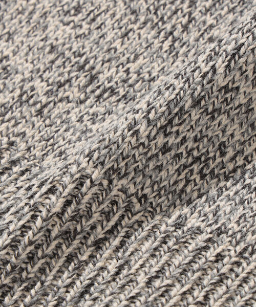 BEAMS LIGHTS（ビームスライツ）の「BEAMS LIGHTS / MIX カラー クルーネック ニット22（ニット/セーター・メンズ・ライトグレー/ブラック/パープル/ブルー・SMALL/MEDIUM/LARGE）」の15枚目の写真