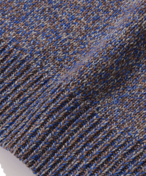 BEAMS LIGHTS（ビームスライツ）の「BEAMS LIGHTS / MIX カラー クルーネック ニット22（ニット/セーター・メンズ・ライトグレー/ブラック/パープル/ブルー・SMALL/MEDIUM/LARGE）」の19枚目の写真