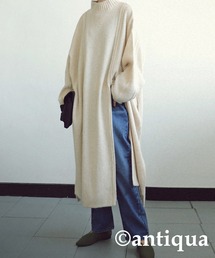 antiqua | ふわっと柔らか♪ニットワンピース(ワンピース)