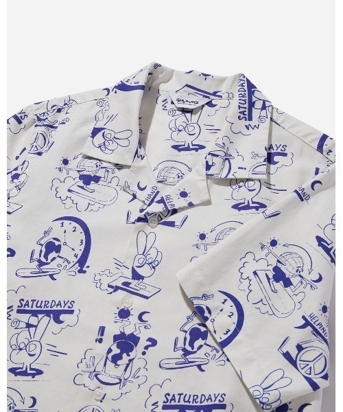 Saturdays NYC（サタデーズ ニューヨークシティ ）の「Elijah Anderson x Saturdays NYC Canty SS（シャツ/ブラウス・メンズ・キナリ・X-SMALL/XL/L/M/S）」の2枚目の写真