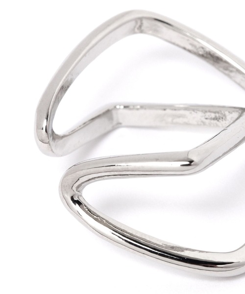 LAKOLE（ラコレ）の「ダブルラインスクエアイヤーカフ / 150852（イヤーカフ・レディース・その他1/その他2・FREE）」の5枚目の写真