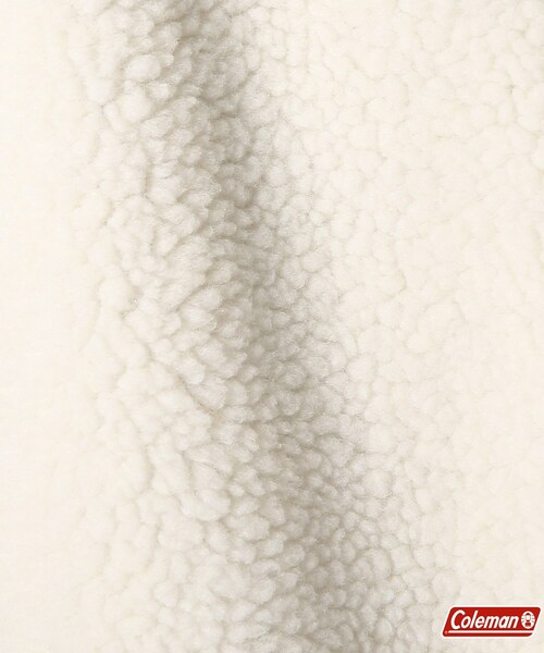 COLEMAN(コールマン)の「◆【Coleman/コールマン別注】ボアフリースベスト(ベスト・メンズ・アイボリー/ネイビー系5/パープル系・02/03)」の14枚目の写真