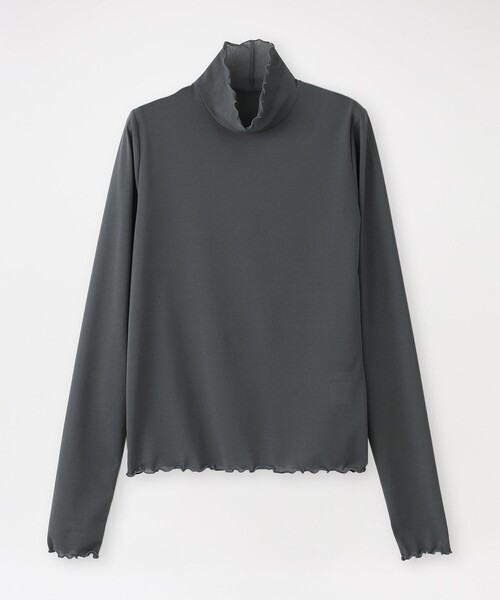 LOVELESS(ラブレス)の「シアーハイネックトップス(Tシャツ/カットソー・レディース・ホワイト系その他/グリーン系その他6/イエロー系その他2・36)」の3枚目の写真