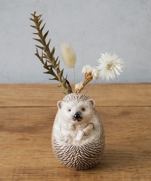 マイセン 装飾花瓶 金彩 花のブーケ文 白色地 高さ約20センチ