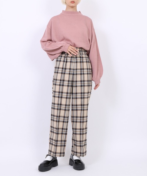 PUNYUS（プニュズ）の「バルーンスリーブニット（ニット/セーター・レディース・ブラック/パープル/ピンク/オレンジ/グリーン・1/2/4/3）」の10枚目の写真