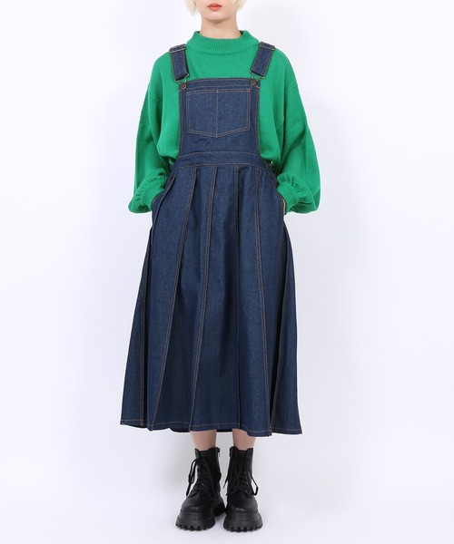 PUNYUS（プニュズ）の「バルーンスリーブニット（ニット/セーター・レディース・ブラック/パープル/ピンク/オレンジ/グリーン・1/2/4/3）」の12枚目の写真