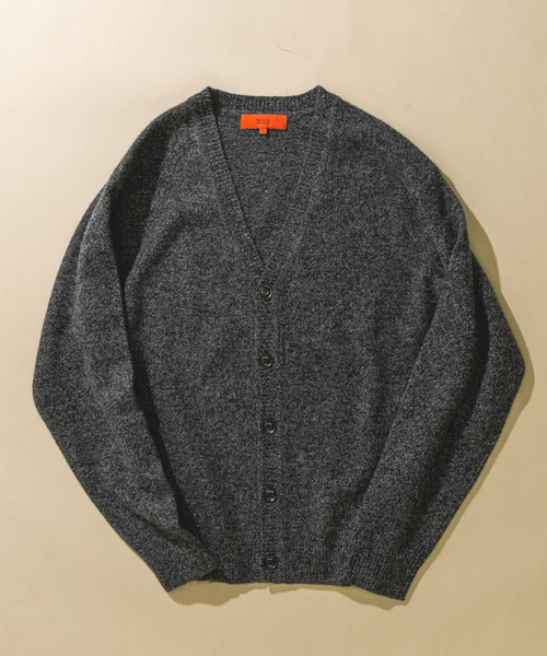 URBAN RESEARCH ROSSO MEN(アーバンリサーチロッソメン)の「メランジソフトウールニットカーディガン(カーディガン/ボレロ・メンズ・ネイビー/ブラック/ベージュ・MEDIUM/LARGE)」の2枚目の写真