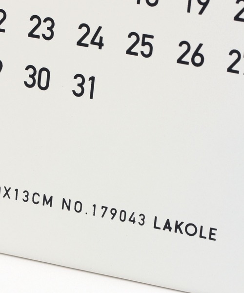 LAKOLE（ラコレ）の「モノトーン万年カレンダー / 157123（インテリア雑貨・レディース・ブラック/ホワイト・FREE）」の14枚目の写真