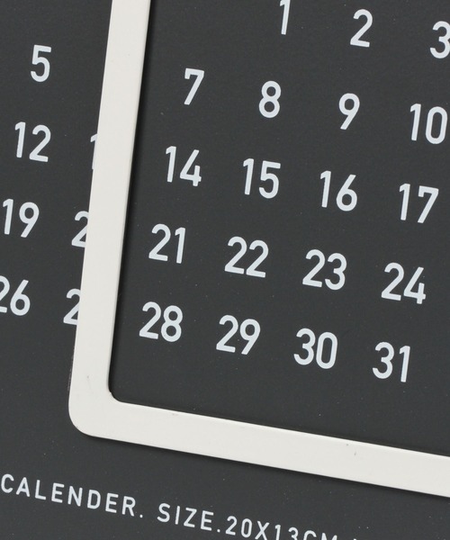 LAKOLE（ラコレ）の「モノトーン万年カレンダー / 157123（インテリア雑貨・レディース・ブラック/ホワイト・FREE）」の9枚目の写真