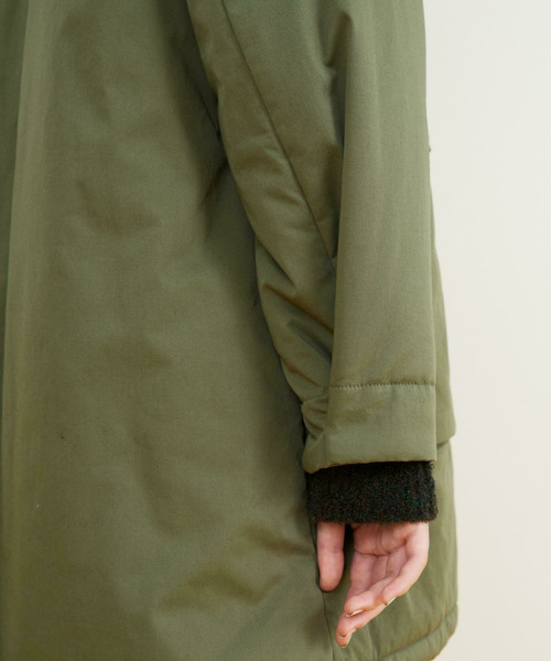 FRAPBOIS（フラボア）の「ハンティングコート（その他アウター・レディース・カーキ/ネイビー・1/2）」の9枚目の写真