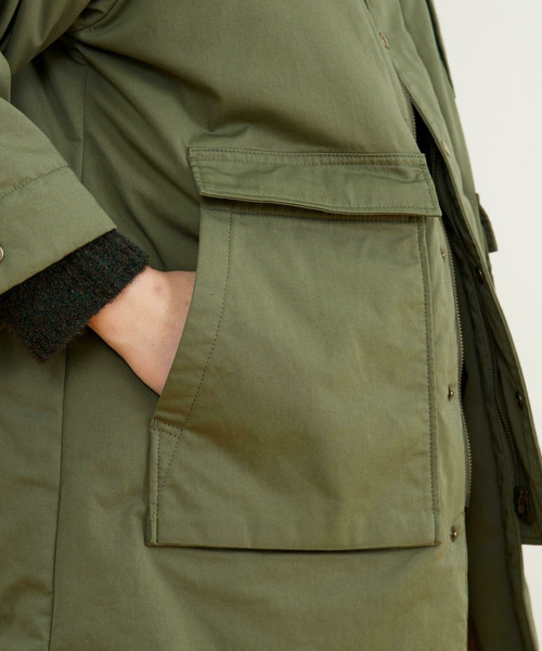 FRAPBOIS（フラボア）の「ハンティングコート（その他アウター・レディース・カーキ/ネイビー・1/2）」の11枚目の写真