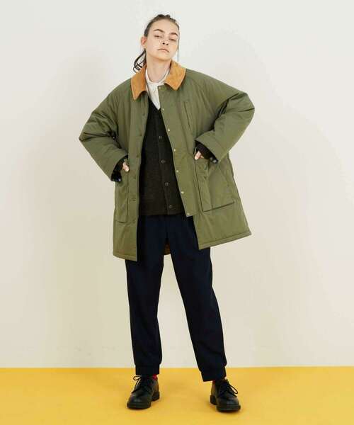 FRAPBOIS（フラボア）の「ハンティングコート（その他アウター・レディース・カーキ/ネイビー・1/2）」の15枚目の写真