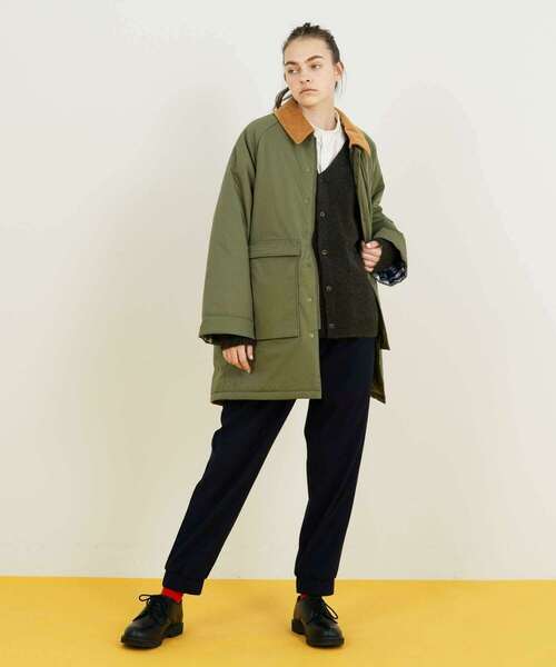 FRAPBOIS（フラボア）の「ハンティングコート（その他アウター・レディース・カーキ/ネイビー・1/2）」の16枚目の写真