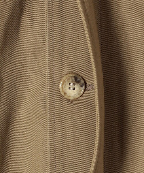 SETTO（セット）の「SETTO:〈洗濯機可能〉バルコート（ステンカラーコート・レディース・ベージュ・ONE SIZE）」の7枚目の写真